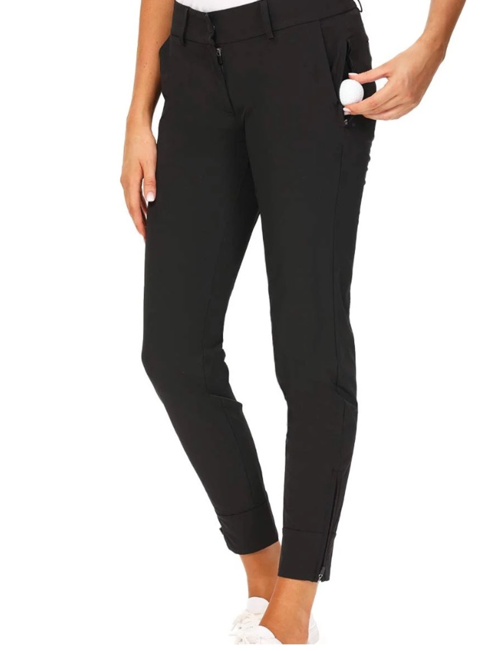 Hiverlay Womens Pro Golf Pants 2 Pair Gray & Black Medium